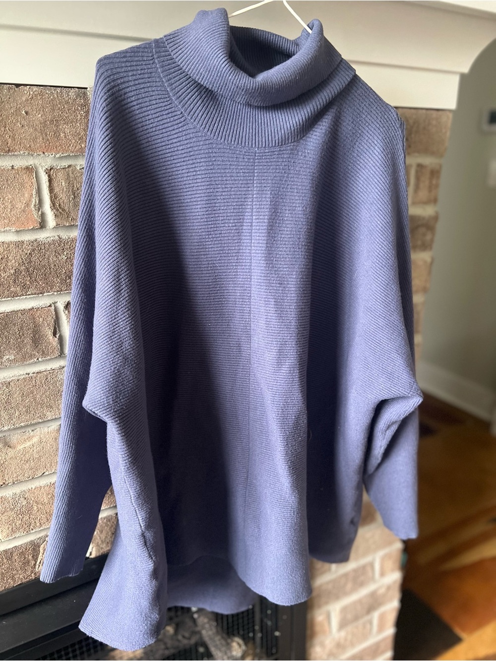 Cupio Ribbed Knit Sweater in Deep Charcoal